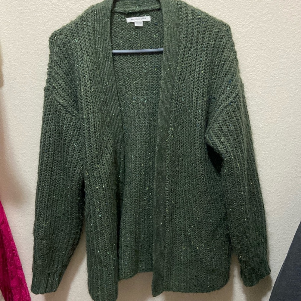 Green Cardigan
